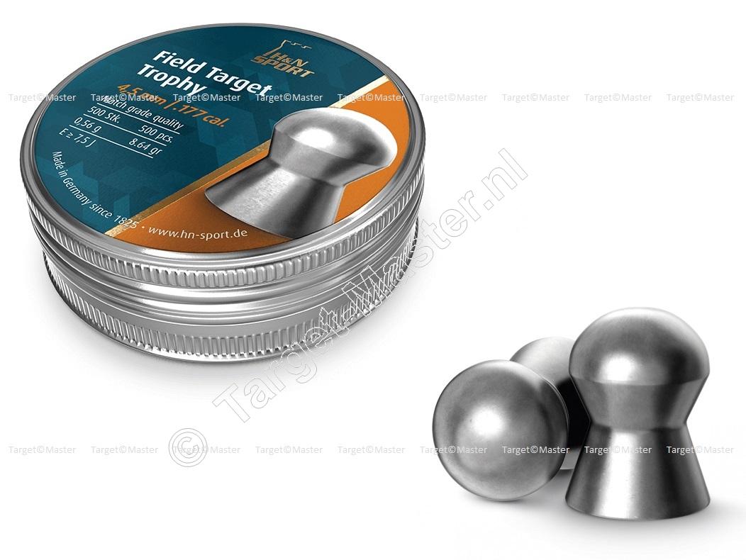 H&N Field Target Trophy 4.50mm Airgun Pellets tin of 500